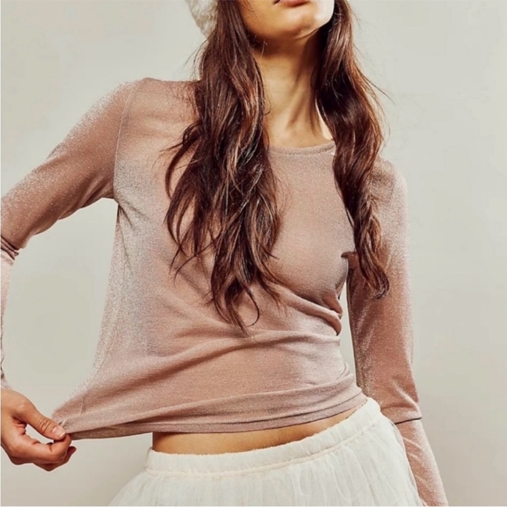 Free People Intimately Mesh So Well Sheer Top